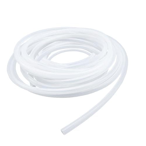 Image of LAVMHAB Food-Grade Transparent Silicone Tube, Size 12mm x 16mm, Length 11m (30.1ft), Thickness 2mm. Flexible Rubber Hose for Air/Water Pipes