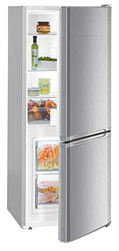 Image of Liebherr 265 Litre 70/30 Freestanding Fridge Freezer - Stainless steel