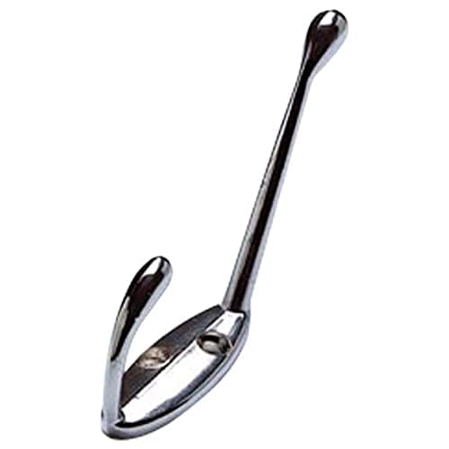 Image of Merriway® BH01126 (2 Pcs) Chrome Plated Hat and Coat Hooks - Pack of 2 Pieces