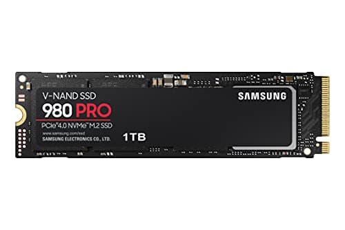 Image of Samsung 980 PRO (MZ-V8P1T0BW) | NVMe M.2 Internal Solid State Drive, PCIe 4.0, 1 TB, Intelligent Thermal Control