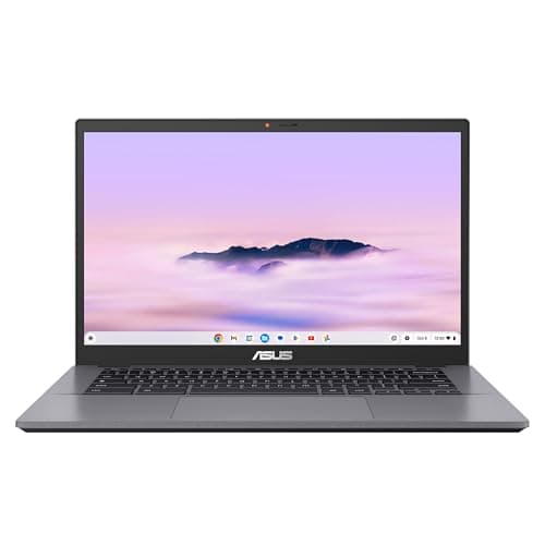 Image of ASUS Chromebook Plus Enterprise CB3402 Laptop, 14" FHD Display, Intel Core i3-1215U, 8GB RAM, 128GB Storage, Backlit Keyboard, WiFi, ChromeOS, Grey - CB3402CBA-PQ0305