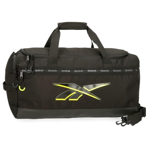 Image of Reebok Berlin Black Travel Bag, 55 x 28 x 21.5 cm, Polyester, by Joumma Bags