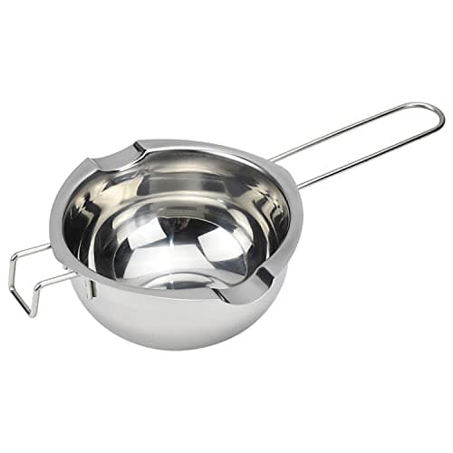 Image of JZK Stainless Steel 400ml Melting Bowl, Melting Pot, Baking Tools for Candle, soap, Chocolate, Cheese, Sugar and Candles Making