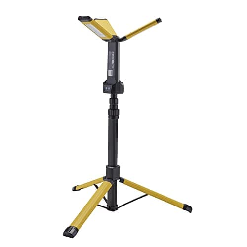 Image of Draper 03186 230V Rechargeable Tripod Site Light, 20W, 2000 Lumens