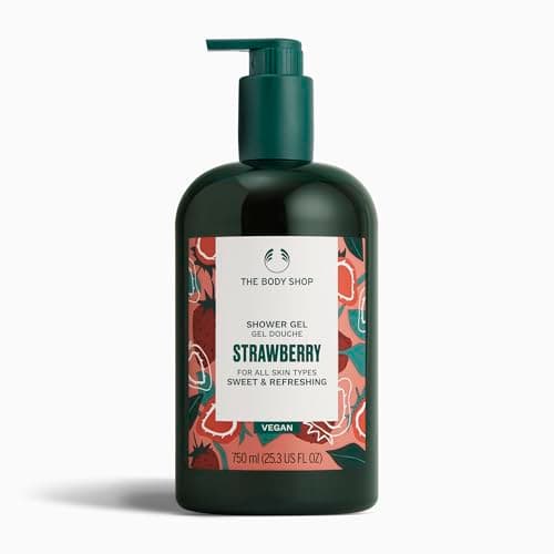 Image of The Body Shop - Strawberry Shower Gel, 750 ml (Vegan)
