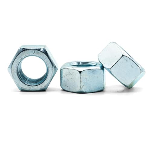 Image of Hippo Hardware 3/4" - 16 TPI UNF Hex Nuts Bright Zinc Plated BZP Imperial Fine Thread Hexagon Nut Grade 1 Steel (Pack of 3)