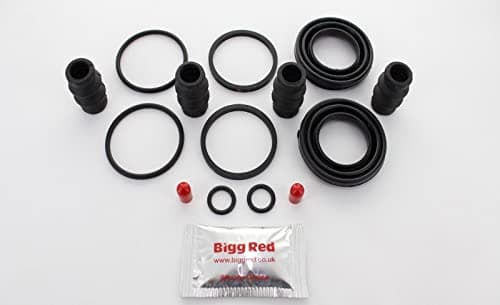 Image of Bigg Red - Brake Caliper Seal Repair Kit - Compatible with - Rear Left & Right - Fits Standard TRW Single 43mm Piston Calipers