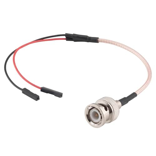 Image of YILIANDUO BNC Test Leads 50 Ohm BNC Male to Dual 2Pin DU Pont Test Connector RG316 Cable with 2.54mm DU Pont Female Connector Pigtail Wire (Red+Black)
