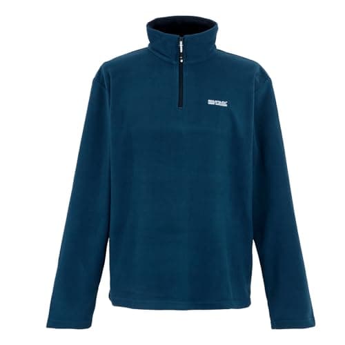 Image of Regatta Mens Thompson Half Zip Fleece, Blue, XXL