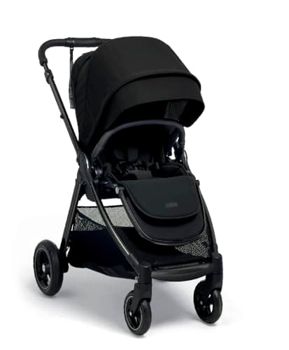 Image of Mamas & Papas Flip XT3, Compact Pushchair, Stroller, Pram, One Handed Fold, Slim Frame, Lie Flat Seat, Large Hood, Newborn to 4 Years, Ink.
