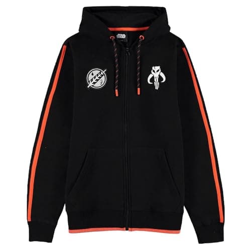 Image of Star Wars Difuzed The Book of Boba Fett Hooded Sweater Stripe Size S Sweaters