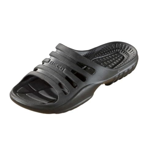 Image of BECO Pantoletten, Badelatschen Unisex, Men’s Mules, Black (Schwarz 0), 11 UK (46 EU)