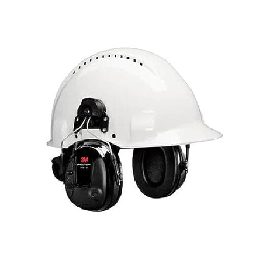 Image of 3M PELTOR ProTac III Headset, 25 dB, Slim Cups, Black, Helmet Mounted, MT13H220P3E