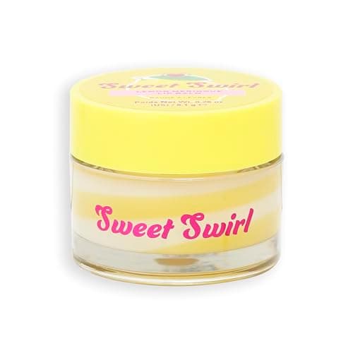 Image of I Heart Revolution Sweet Swirl Lip Balm, Deeply Hydrated Lips Overnight With Sweet Scent, Vegan & Cruelty-Free, Lemon Meringue