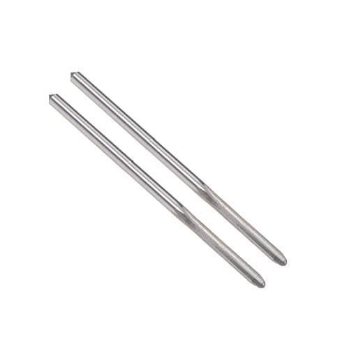 Image of uxcell 3mm Chucking Reamer, HSS Cobalt M35 Lathe Machine Reamer D4 4 Straight Flutes, Round Shank Milling Cutting Tool, for Stainless Steel Alloy Copper Metal, 2pcs