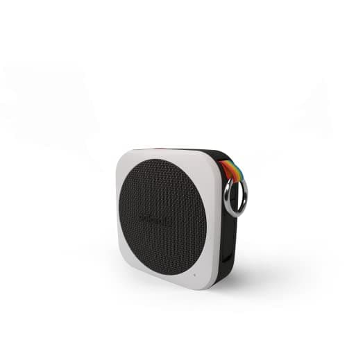 Image of Polaroid P1 Music Player (Black) - Super Portable Wireless Bluetooth Speaker Rechargeable with IPX5 Waterproof and Dual Stereo Pairing