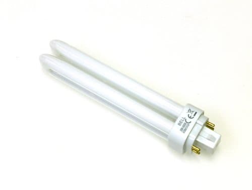 Image of 4x 26 watt 4 pin Energy Saving CFL Lamp 26W Cool White 840 G24q-3 Double turn BELL 1800 Lumen