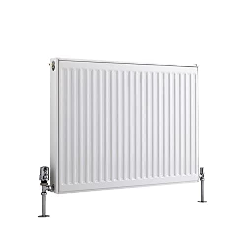 Image of Milano Compact White Type 21 Horizontal Double Panel Plus Convector Radiator - 600mm x 900mm
