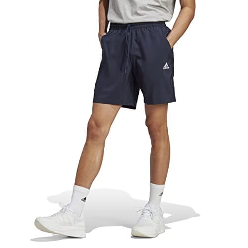 Image of adidas Men's AEROREADY Essentials Chelsea Small Logo Shorts, Legend Ink, XS