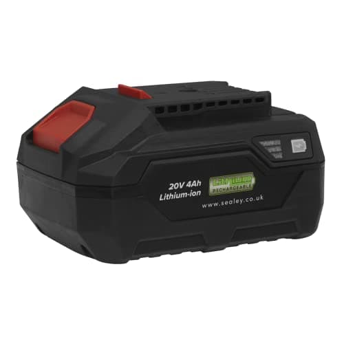 Image of Sealey CP20VBP4 - 4ah Uprated Battery Pack for CP20V Range - 20v 4Ah Li-Ion Lithium **4ah Battery only**