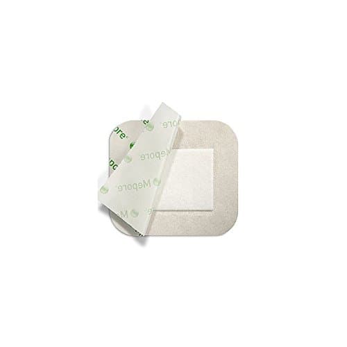 Image of Mepore 680825 Ultra Dressing, Adhesive Island, Non Woven Fabric, Semi-Permeable Backing, Sterile, 7 cm x 8 cm, Waterproof (Pack of 60)