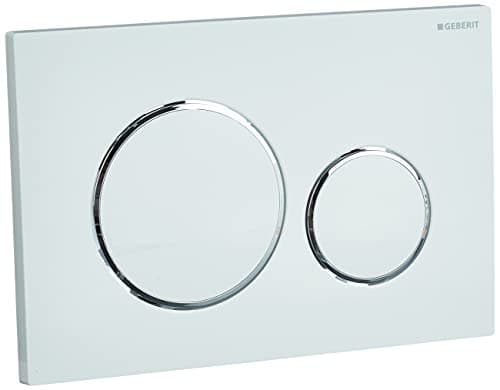 Image of Geberit cist. EMP./Push Buttons Switch sigma-20 Plastic, white (bright chrome)