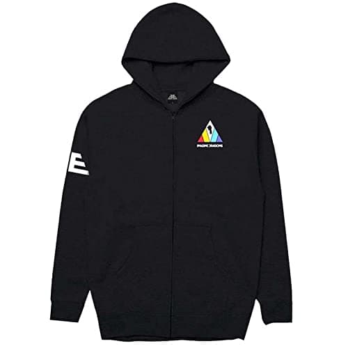 Image of Imagine Dragons Unisex Zipped Hoodie Triangle (Back Print) Black