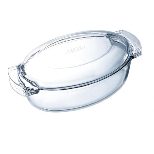 Image of Pyrex Glass Oval Casserole, 5.8 L