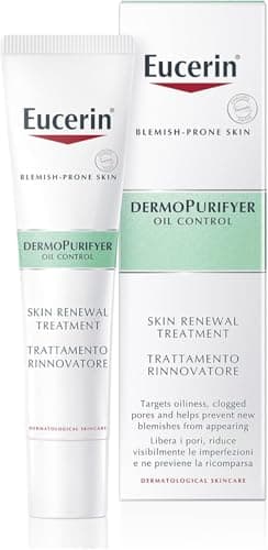 Image of Eucerin DermoPurifyer Skin Renewal Treatment 40ml, Advanced Facial Serum for Blemish-Prone Skin, Renewing Serum with 10% Hydroxy Complex and Salicylic Acid