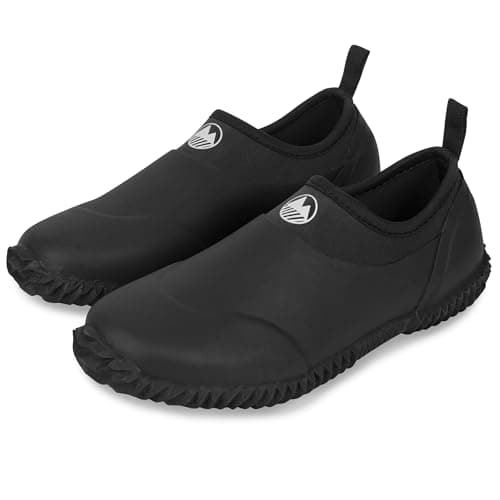 Image of Lakeland Active Men's Grasmere Multipurpose Slip On Garden Muck Shoes - Black - 11 UK
