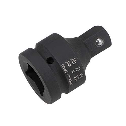 Image of sourcing map 1" Drive (Female) x 3/4" (Male) Impact Socket Reducer for Use with Air Impact Drivers, Breaker Bars, Ratchets, CR-MO Steel