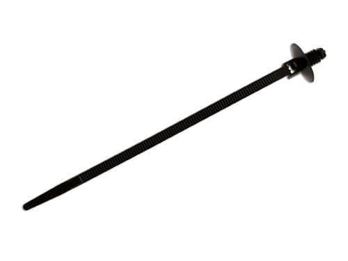 Image of Connect 30302 Fir Tree Mounting Black Cable Tie 165mm x 5.0mm 100pc
