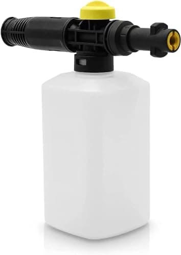 Image of YUET Jet Bottle Snow Foam Lance Cannon Washer for Karcher K2 K3 K4 K5 K6 K7 Soap Generator High Pressure Car Foamer Wash Adjustable Sprayer Nozzle 750ML (Rectangular)