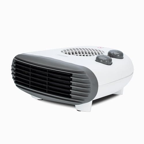 Image of STATUS Flat Fan Heater 2000w (2kw) | Indoor Radiator | Portable Heater | 2 Heat Settings | Adjustable Thermostat | FFH1P-2000W1PKB