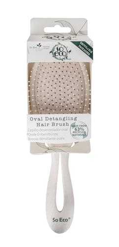Image of So Eco Biodegradable Detangling Brush - Gentle Bristles for Effortless Detangling, Ideal for Wet & Dry Hair, Vegan & Cruelty-Free