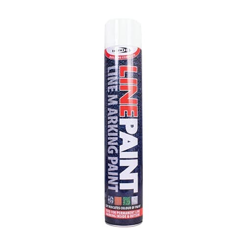 Image of Survey Line Marker Marking Spray Paint 750ml - White Permanent