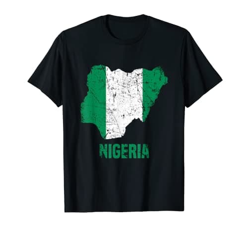 Image of Nigeria flag, Nigerian flag, Nigeria shirt for women Girls T-Shirt