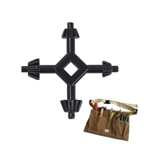 Image of 4-in-1 Multifunctional Steel Chuck Key for Electric Drill - Tightening & Loosening Most Power Tools