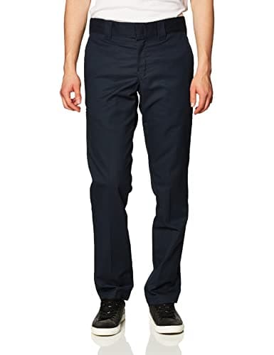 Image of Dickies, Men's, Work Pant Slim Taper, Dark Navy, 36W / 32L