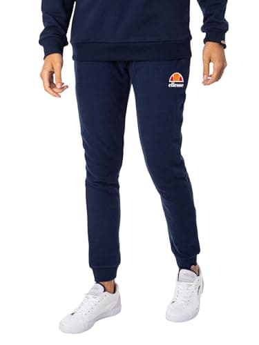 Image of Ellesse Men's Ovest Logo Joggers, Navy, 4XL