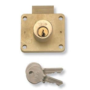 Image of Yale 066 Drawer Deadlock Brass