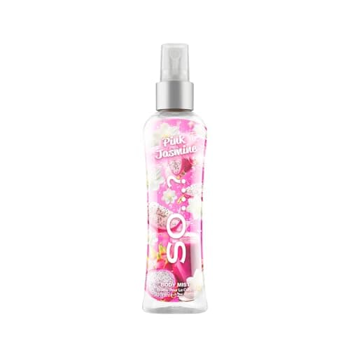 Image of So…? Pink Jasmine Body Mist 100ml – Fruity Floral Long-Lasting Perfume for Women & Girls | Everyday Fragrance Mist | Purse-Friendly, Travel-Ready Body Spray | Gift for Her