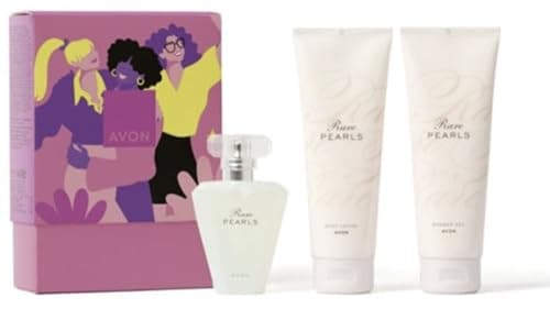 Image of Rare Pearls Eau de Parfum 50ml Gift Set includes Eau de Parfum 50ml, Shimmer Shower Gel 150ml and Body Lotion 125ml