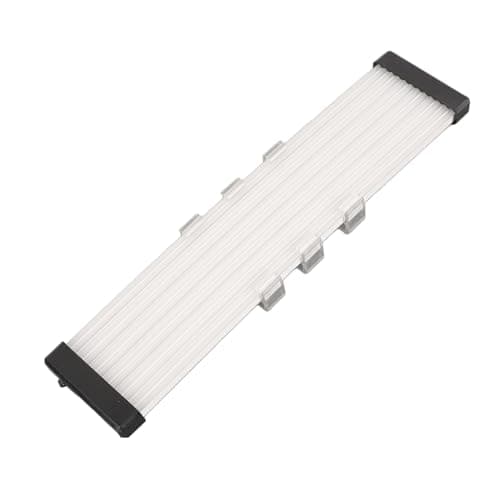 Image of MAJONMMERD ARGB Motherboard Cable, 5V 3 Pin Bendable Silicone Sync ARGB Power Extension Cable with 120 LED Beads 12 Light Strips for PC GPU CPU Motherboard (X12 Wide (for 24 Pin Or 3x8))