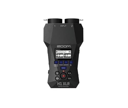 Image of ZOOM H1 XLR Handy Recorder – Portable audio recorder with XLR input – Ideal for interviews, podcasts, music – EU version – Black