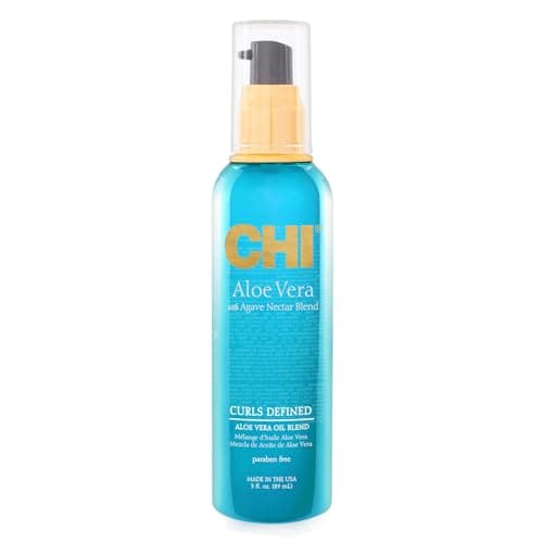 Image of CHI Aloe Vera, Culs Defined Hair Oil, 89 ml, White