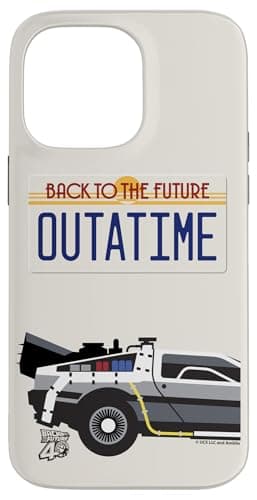 Image of Back to the Future OUTATIME License Plate Case for iPhone 14 Pro Max