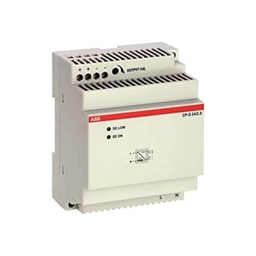Image of ABB CP-D 24/2.5 Power Supply • in, 100-240V AC Out, 24V DC/4.2A • 24V Power Supply • Modular Power Supply Unit • ABB1SVR427044R0200