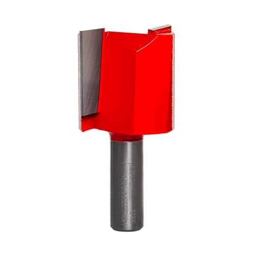 Image of Freud 1-1/2" (Dia.) Double Flute Straight Bit with 1/2" Shank (12-190),Red