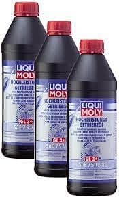 Image of WOL Fully Synthetic 75W- 80 Gear Oil - Liqui Moly 4427 High Performance Gear Oil Gl3+ SAE 75W80 - Gear Oil Additives Car Care - Resistance to Aging – Excellent Wear Resistance (3)
